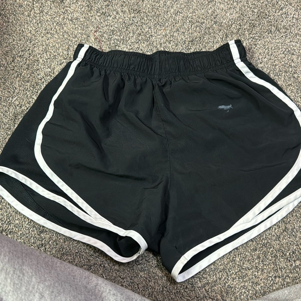 black nike shorts